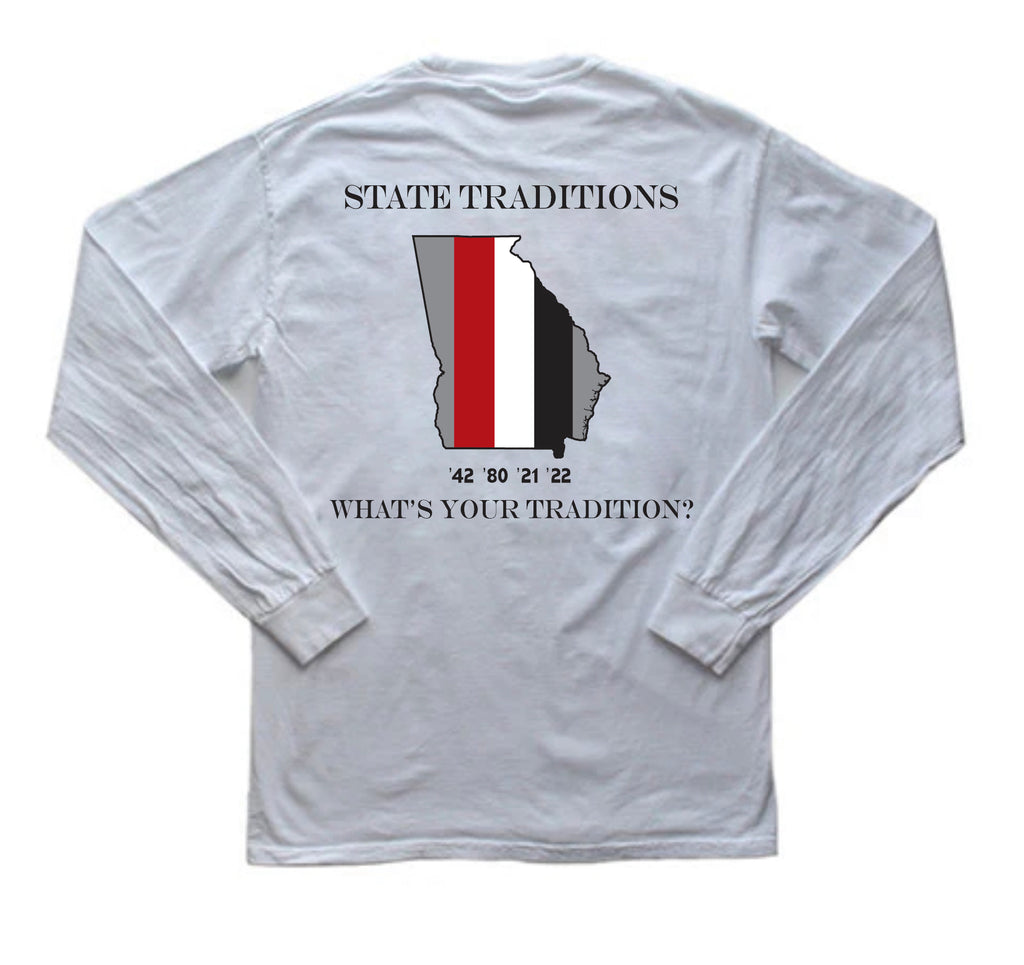 Georgia Athens Gameday Stripes Long Sleeve T-Shirt