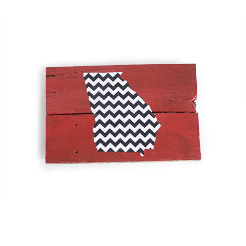 Georgia Athens Gameday Reclaimed Wooden Pallet Art