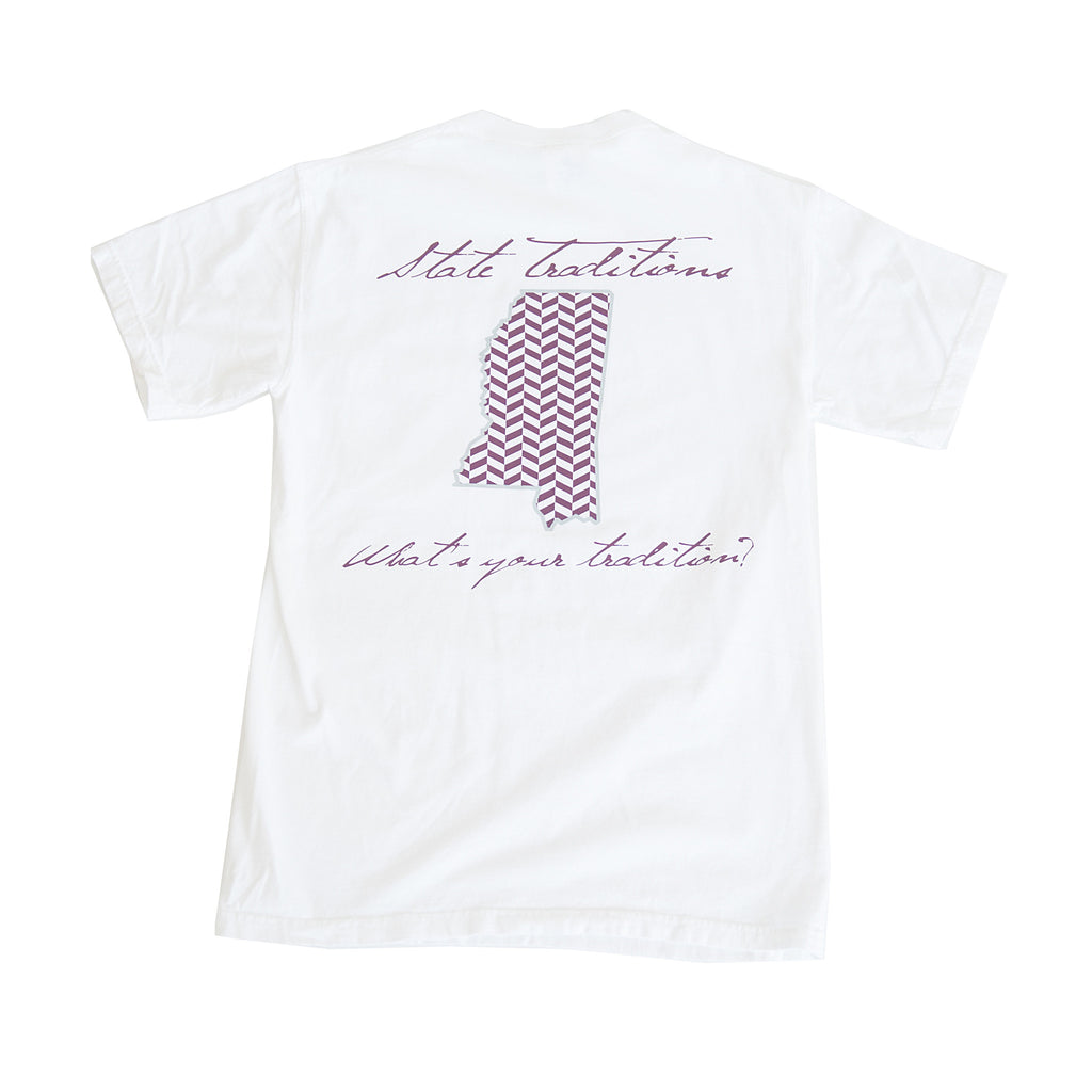 Mississippi Starkville Herringbone T-Shirt