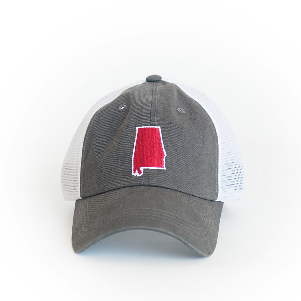 Alabama Tuscaloosa Gameday Trucker Hat Grey