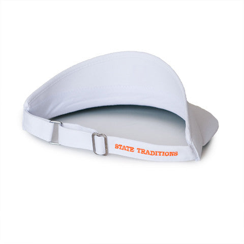 Alabama Auburn Traditional Golf Visor White