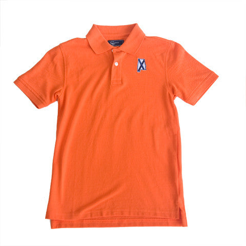 Alabama Auburn Traditional Youth Polo Orange