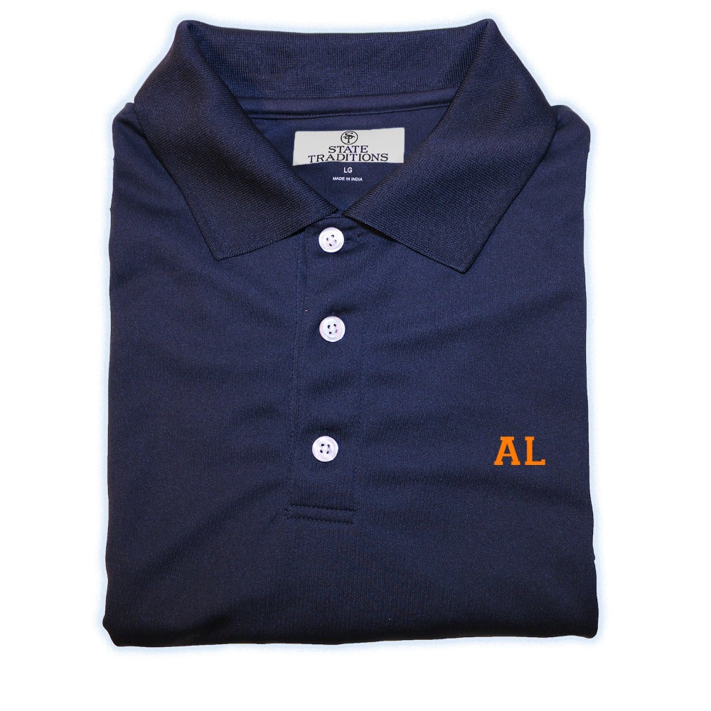 Alabama "AL" State Letters Performance Polo