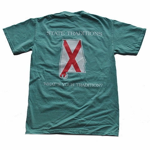 Alabama Traditional T-Shirt Seafoam