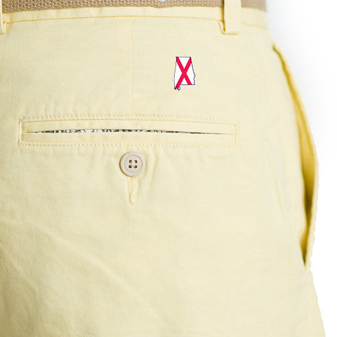 Alabama Traditional Coastline Shorts Yellow