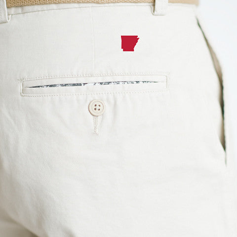 Arkansas Fayetteville Gameday Coastline Shorts Stone