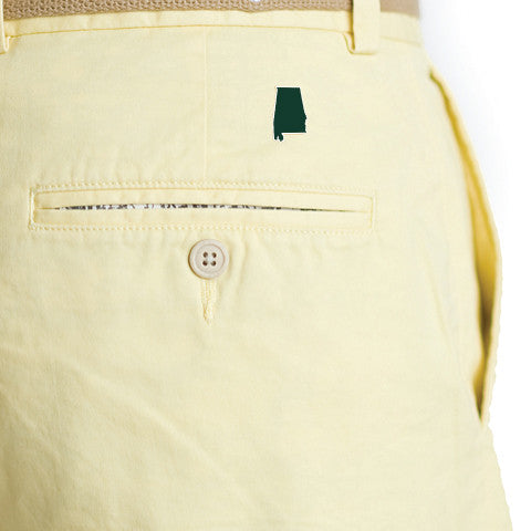 Alabama Birmingham Gameday Coastline Shorts Yellow