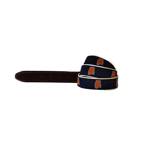 Alabama Auburn Gameday Belt