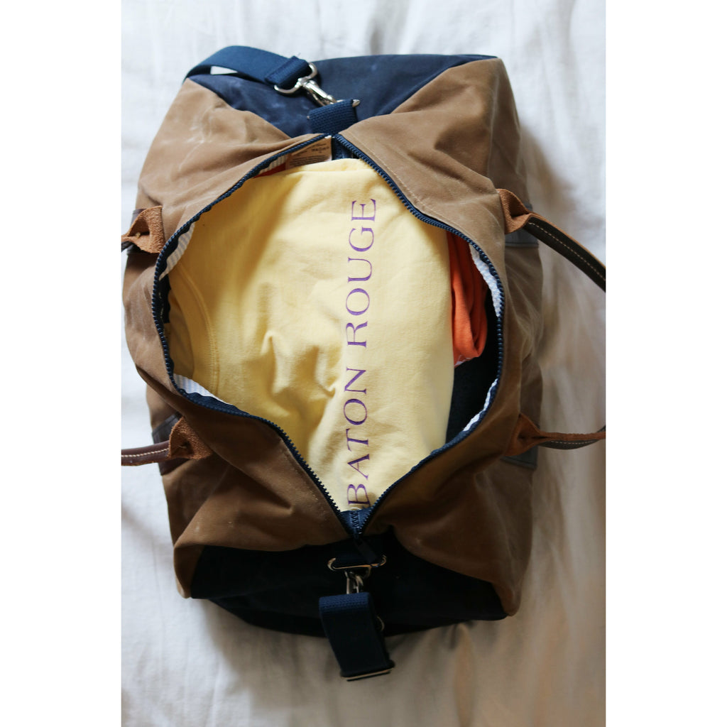 Medium Waxed Canvas Duffle Bag
