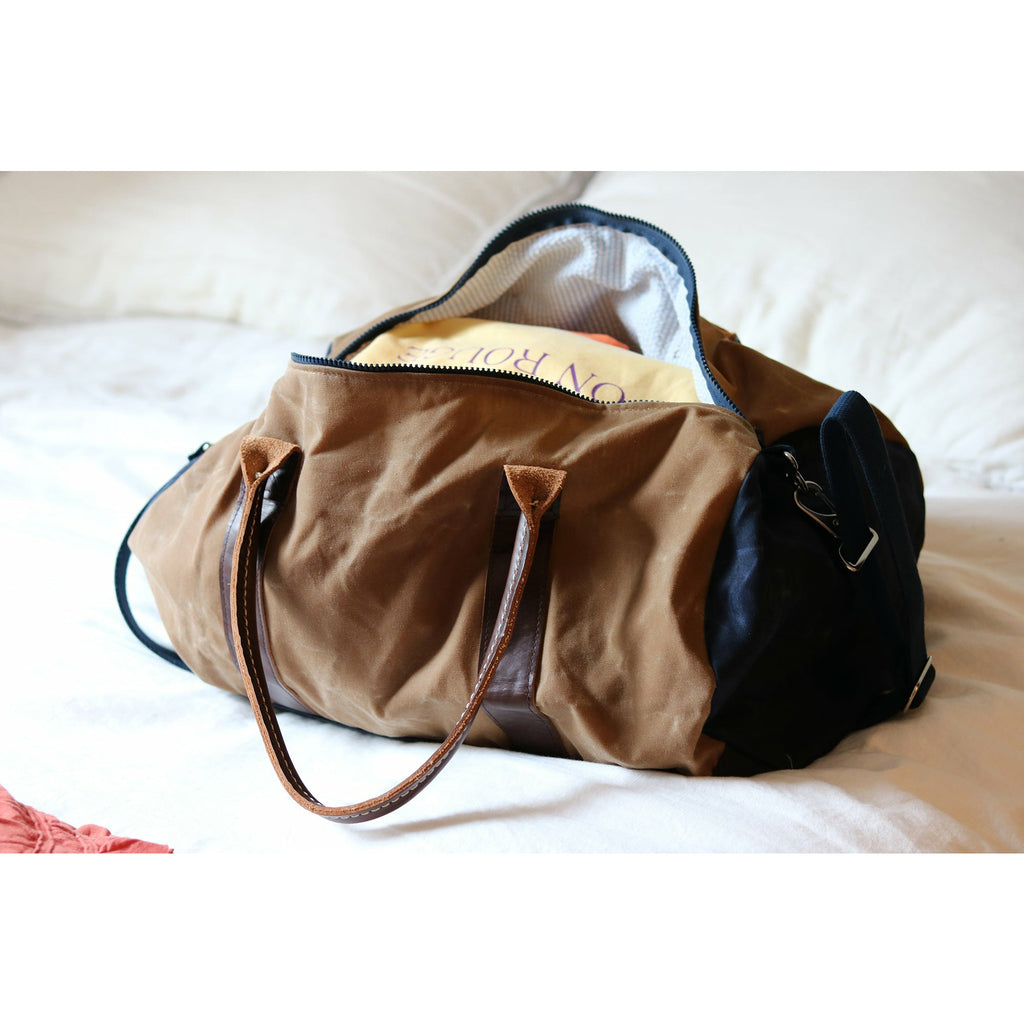 Medium Waxed Canvas Duffle Bag