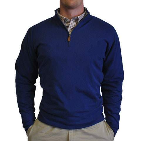 1/4-Zip Pullover Royal