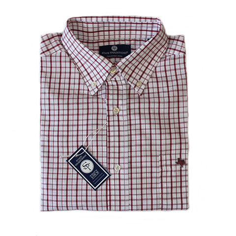 Texas College Station Gameday Tattersall Long Sleeve Shirt