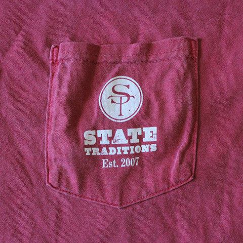 States and Tailgates T-Shirt Crimson
