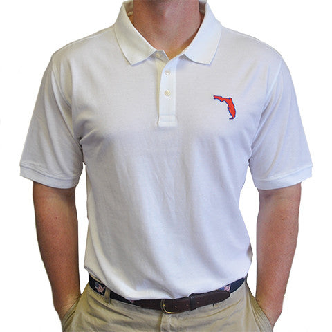 Florida Gainesville Gameday Polo White