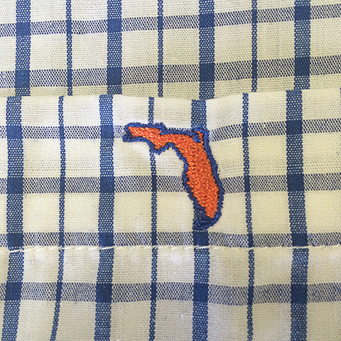 Florida Gainesville Gameday Tattersall Long Sleeve Shirt