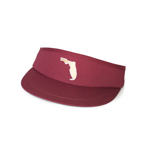 Florida Tallahassee Gameday Golf Visor Garnet