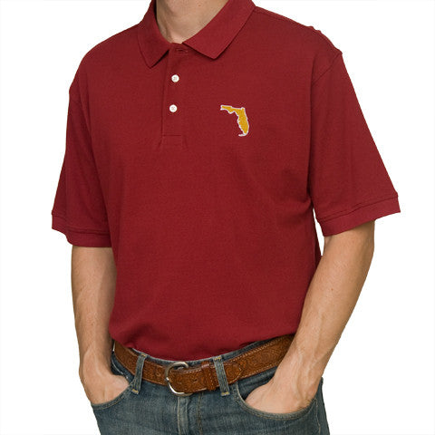 Florida Tallahassee Gameday Polo Garnet
