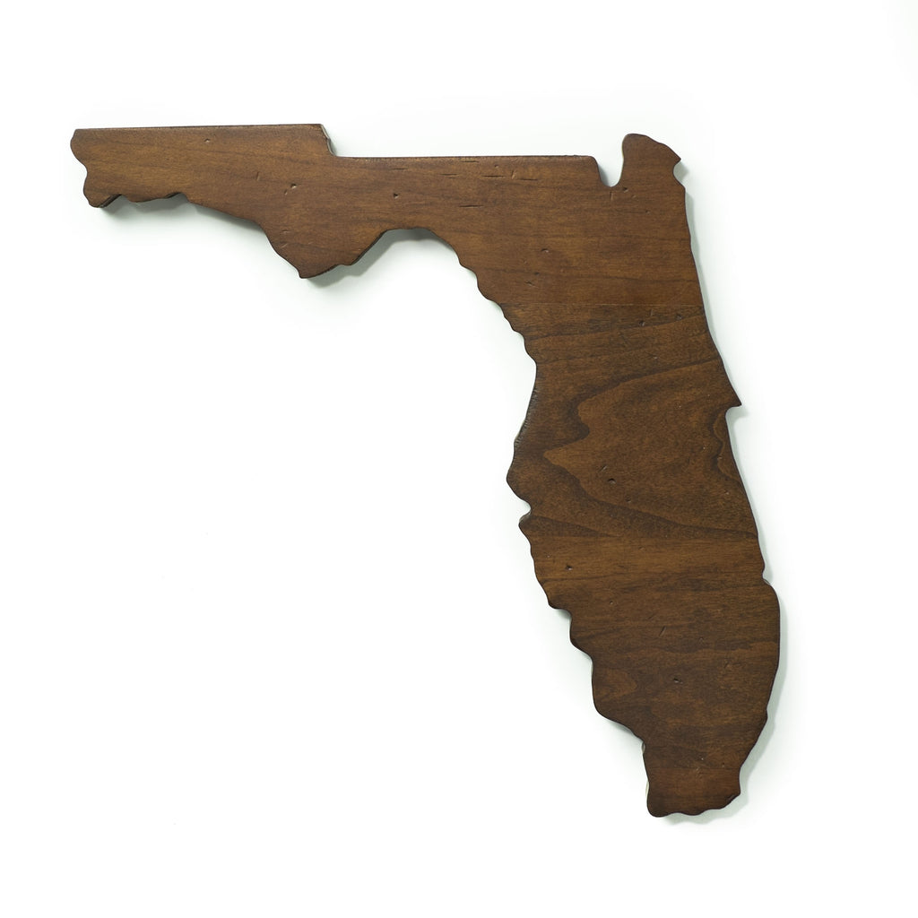 Wooden State of Florida - Magnetic Key Holder
