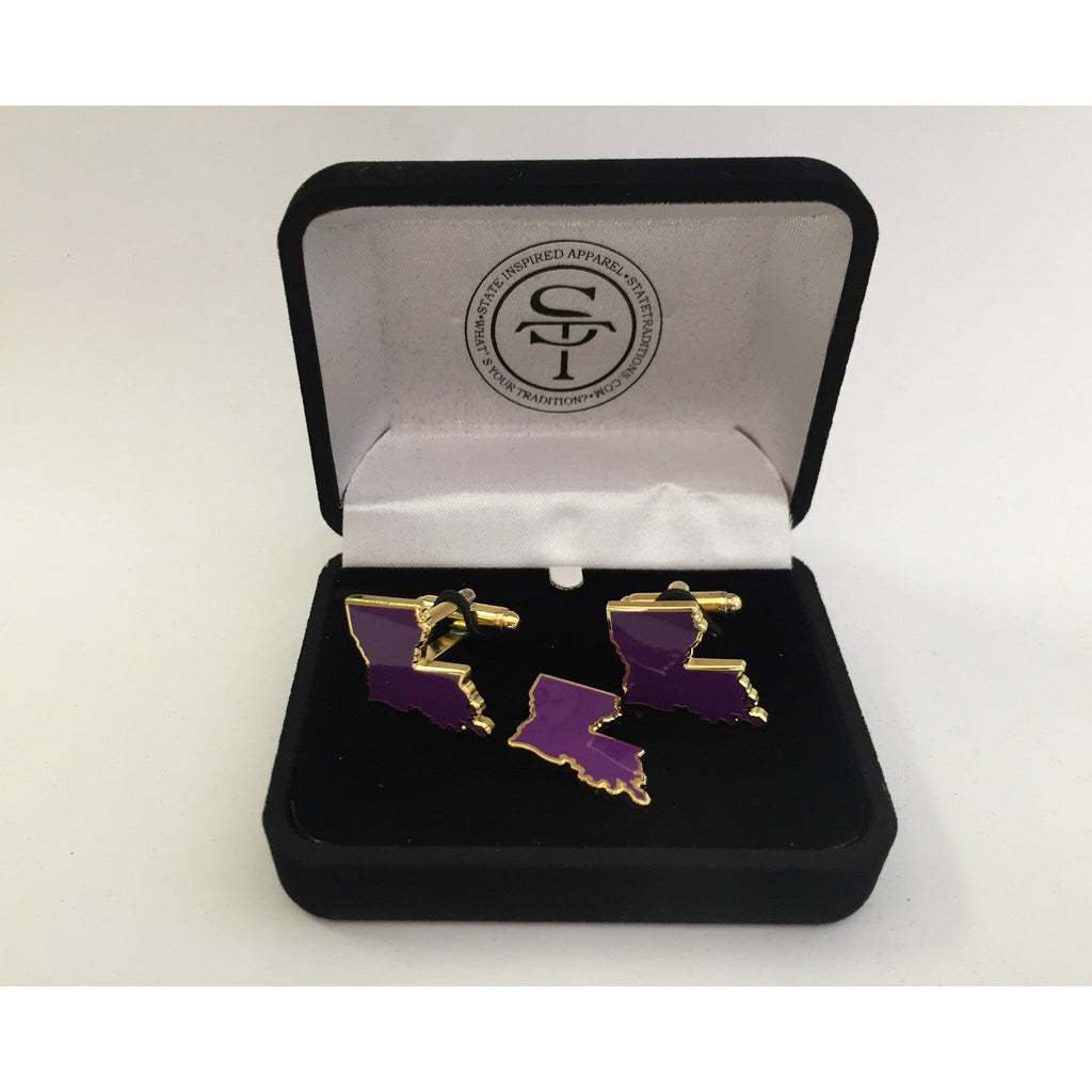 Louisiana Baton Rouge Gameday Cuff Links Set