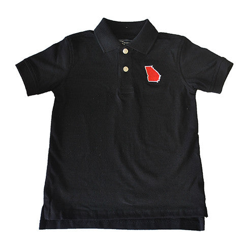 Georgia Athens Gameday Youth Polo Black