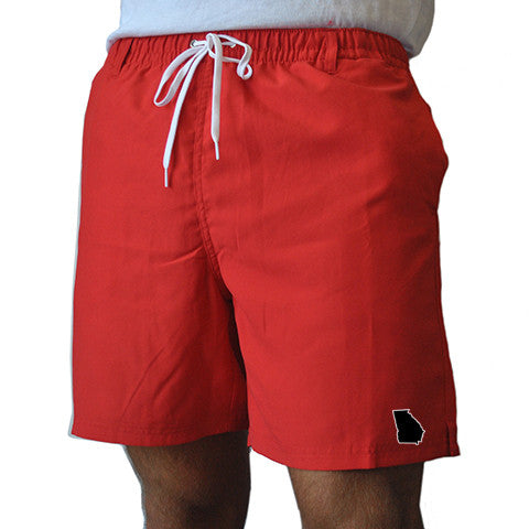 Georgia Athens Gameday Swimwear Red
