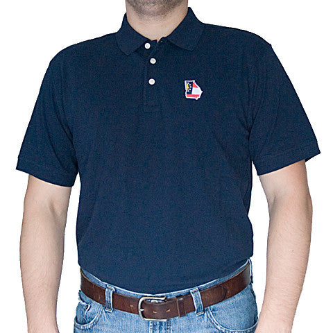 Georgia Traditional Polo Navy
