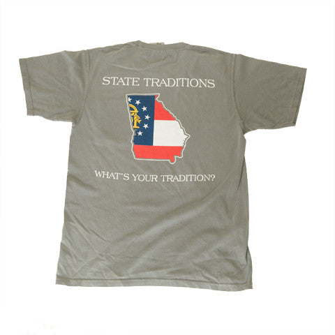 Georgia Traditional T-Shirt Grey