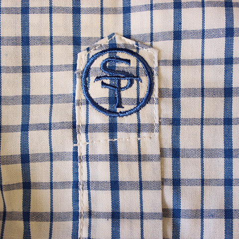 State Traditions Gameday Tattersall Long Sleeve Shirt Blue