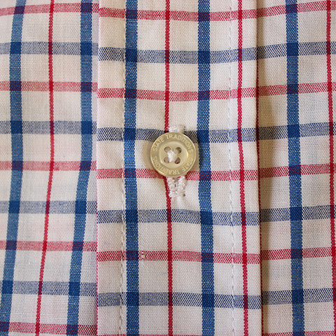 State Traditions Gameday Tattersall Long Sleeve Shirt Red and Blue