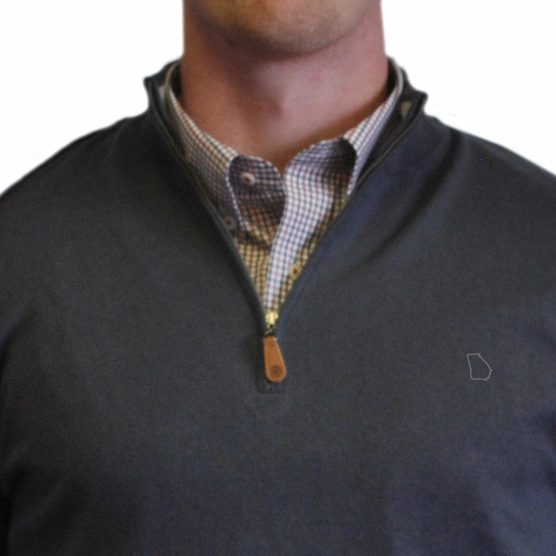 Georgia 1/4-Zip Pullover Grey