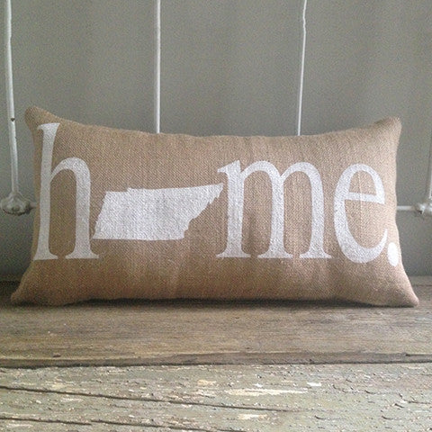 Tennessee "Home" Pillow