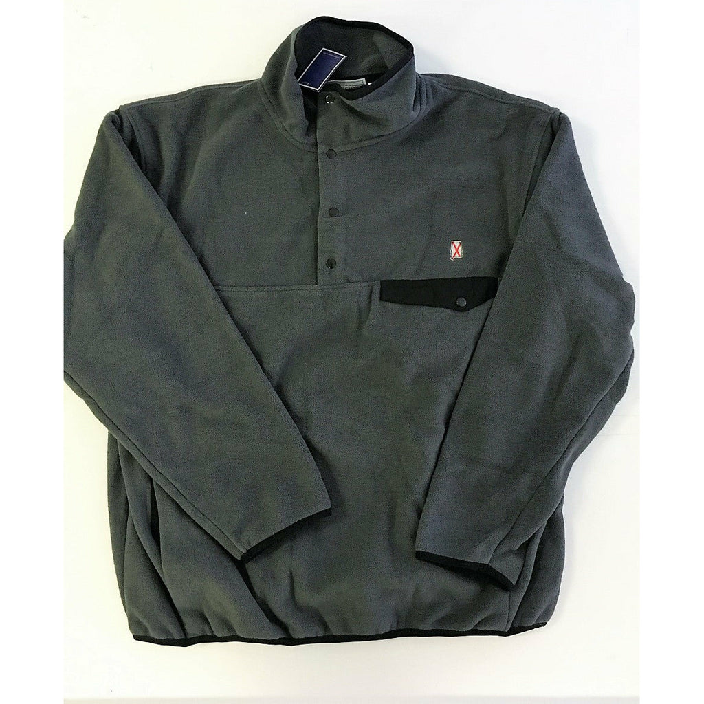 Alabama Traditional Fleece Pullover Grey and Black