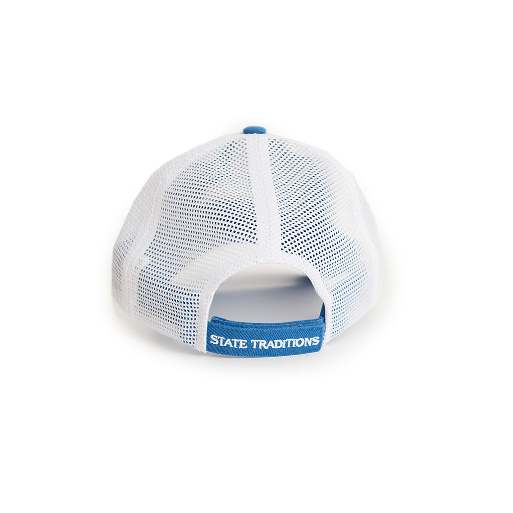 Kentucky Lexington Gameday Blue Trucker Hat Back View