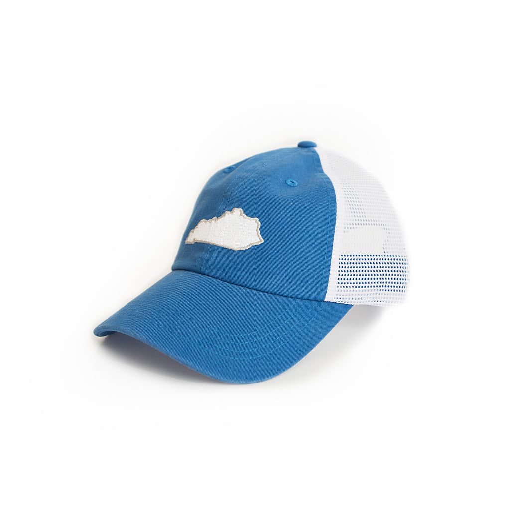 Kentucky Lexington Gameday Blue Trucker Hat Side View