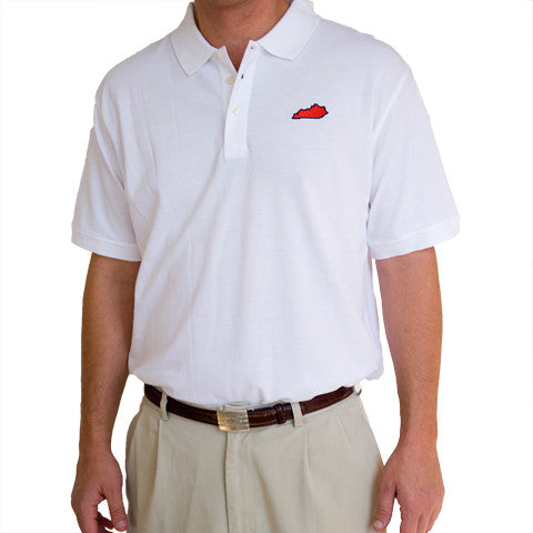 Kentucky Louisville Gameday Polo White