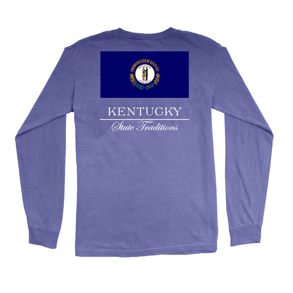 Kentucky State Flag Long Sleeve T-Shirt