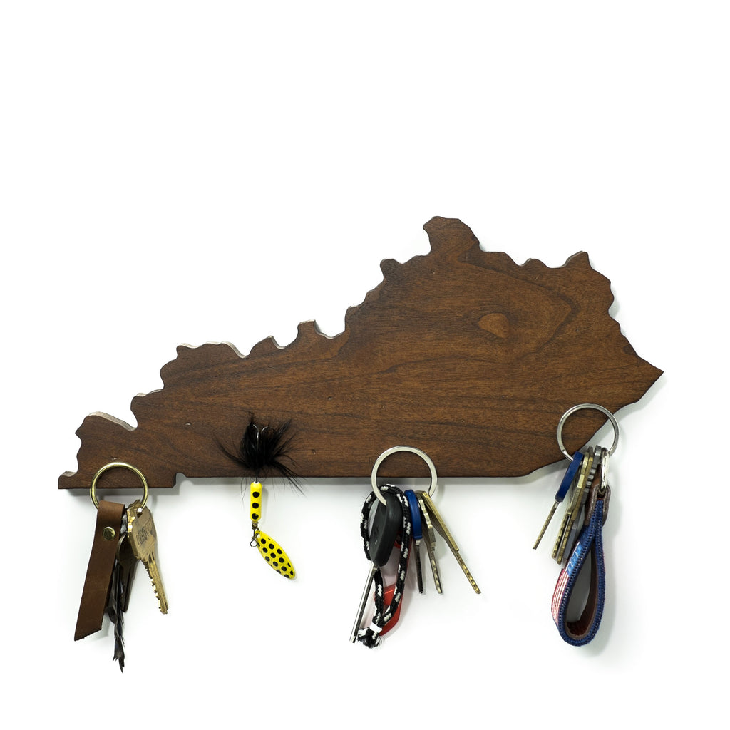 Wooden State of Kentucky - Magnetic Key Holder