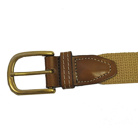 Georgia Athens Gameday Embroidered Belt Khaki