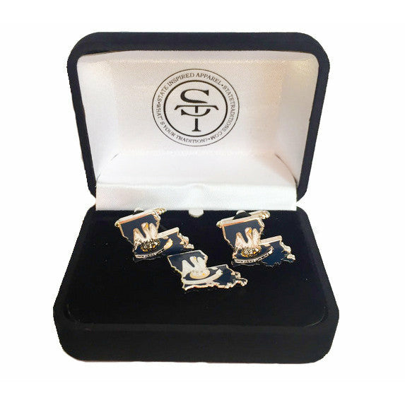 Louisiana Traditional Cuff Links Set