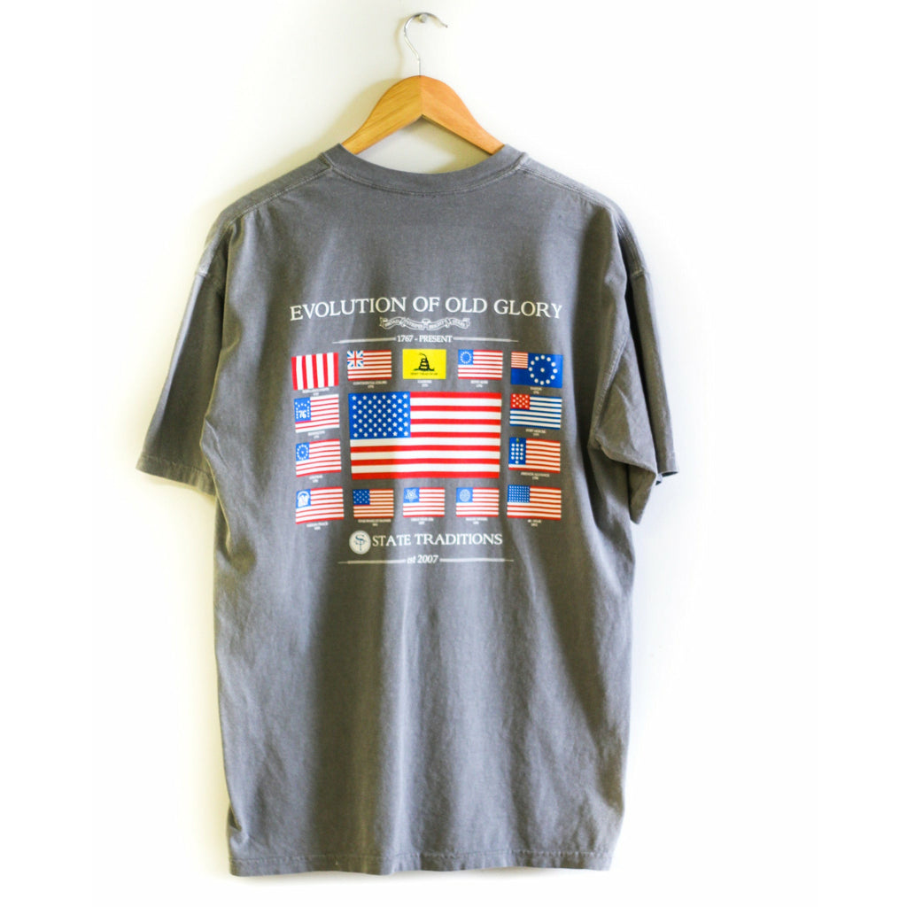 Old Glory T-Shirt Grey
