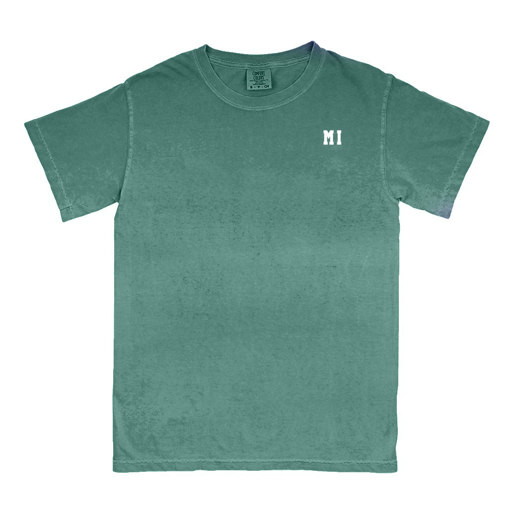 Michigan "MI" State Letters T-Shirt