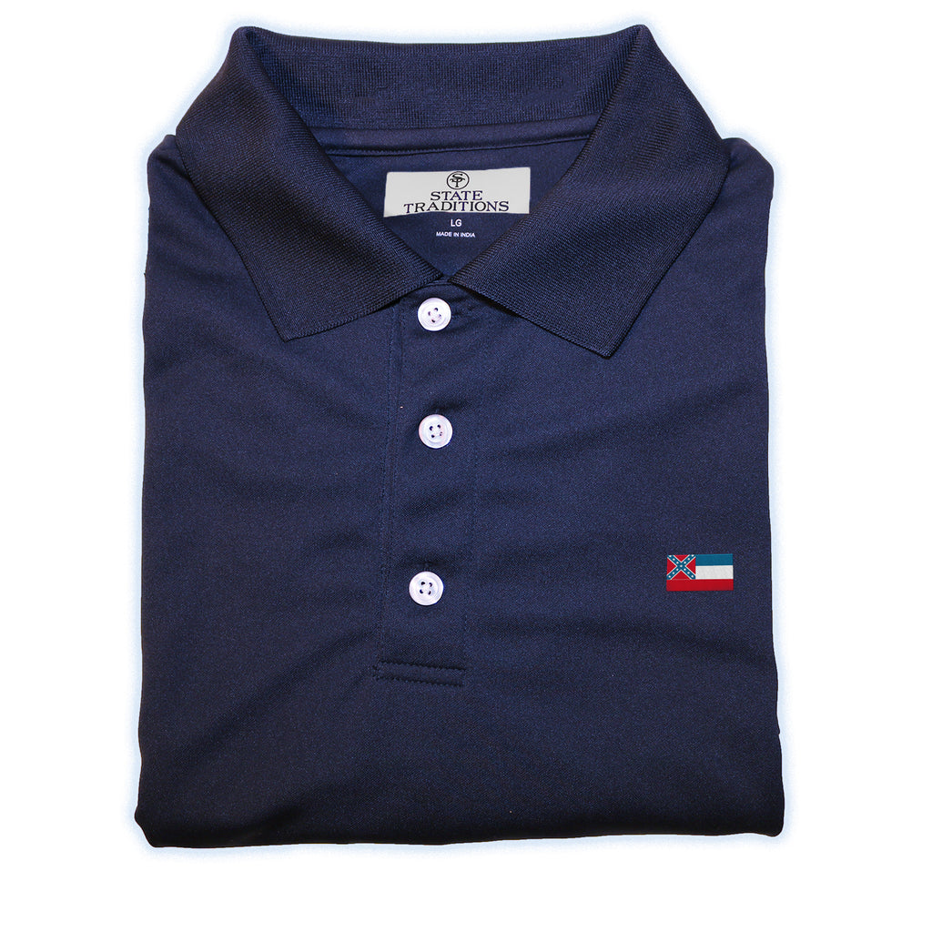 Mississippi Flag Performance Polo