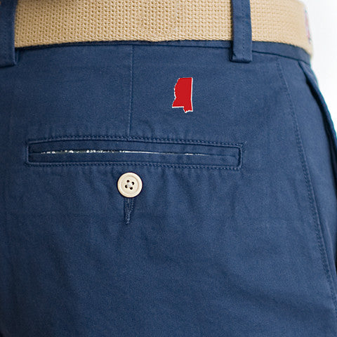 Mississippi Oxford Gameday Coastline Shorts Navy