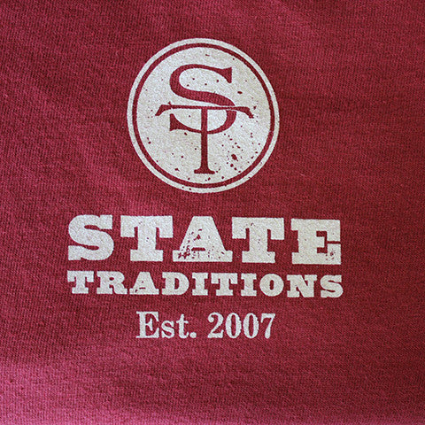 Mississippi Starkville Gameday Long Sleeve Maroon T-Shirt