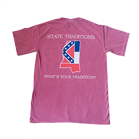 Mississippi Traditional T-Shirt Crimson