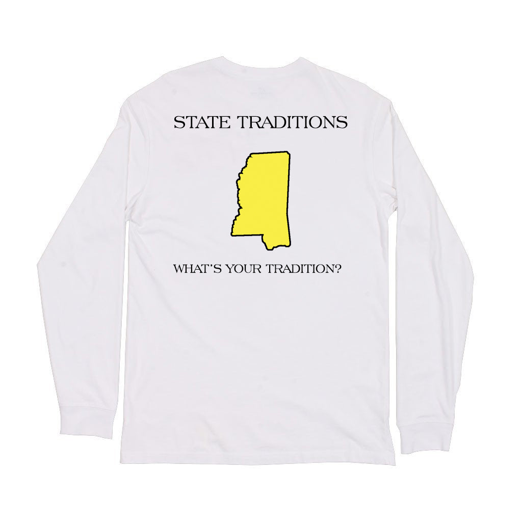 Mississippi Hattiesburg Gameday Long Sleeve T-Shirt White