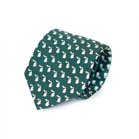 Michigan East Lansing Gameday Tie Green