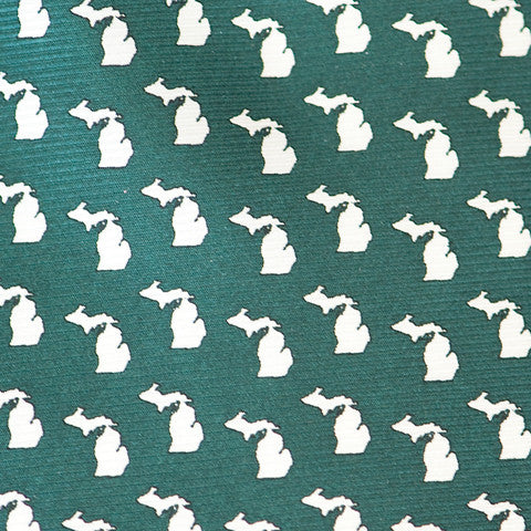 Michigan East Lansing Gameday Bow Tie Green