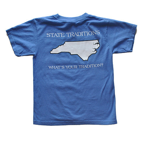 North Carolina Durham Gameday Youth T-Shirt Blue