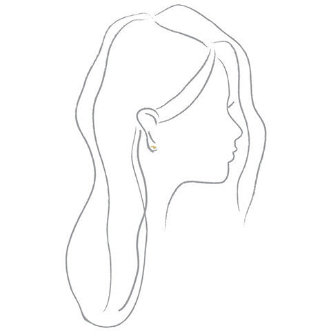 North Carolina Earrings Gold